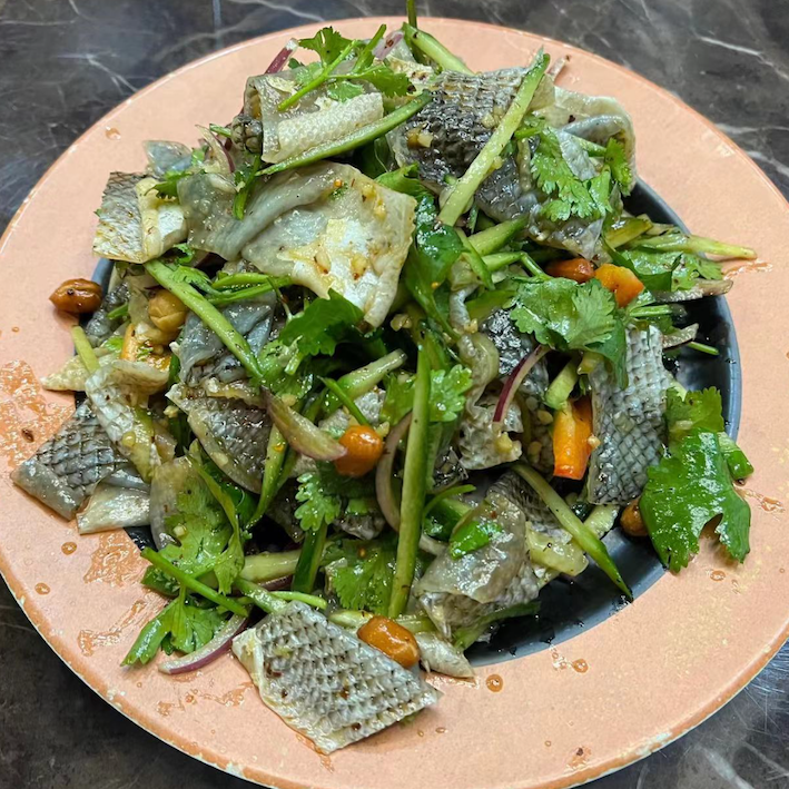 Blue -cod skin Salad – GUANGZHOU HOT POT